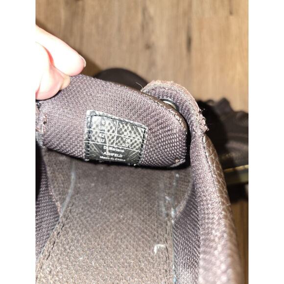 Dr Martens Ashfeld Shoes Mens 9 Brown Pebbled Leather Oxfords Casual Business - Picture 13 of 14